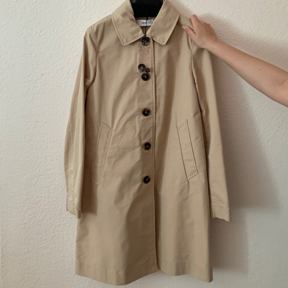 KHAKI TRENCH COAT